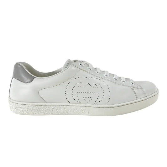Tênis Gucci Gucci Ace Interlocking Off-White Tam 37/38