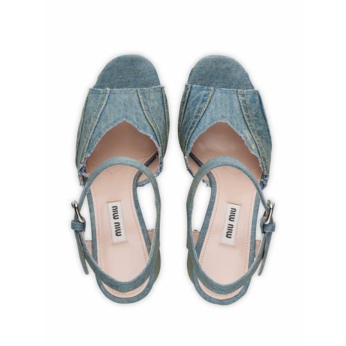 Salto Miu miu Jeans Tam 36 Br