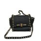 Bolsa Valentino Rockstud Double Handle Tote Preta