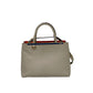 Bolsa Fendi 2 Jours Bege e Dourado