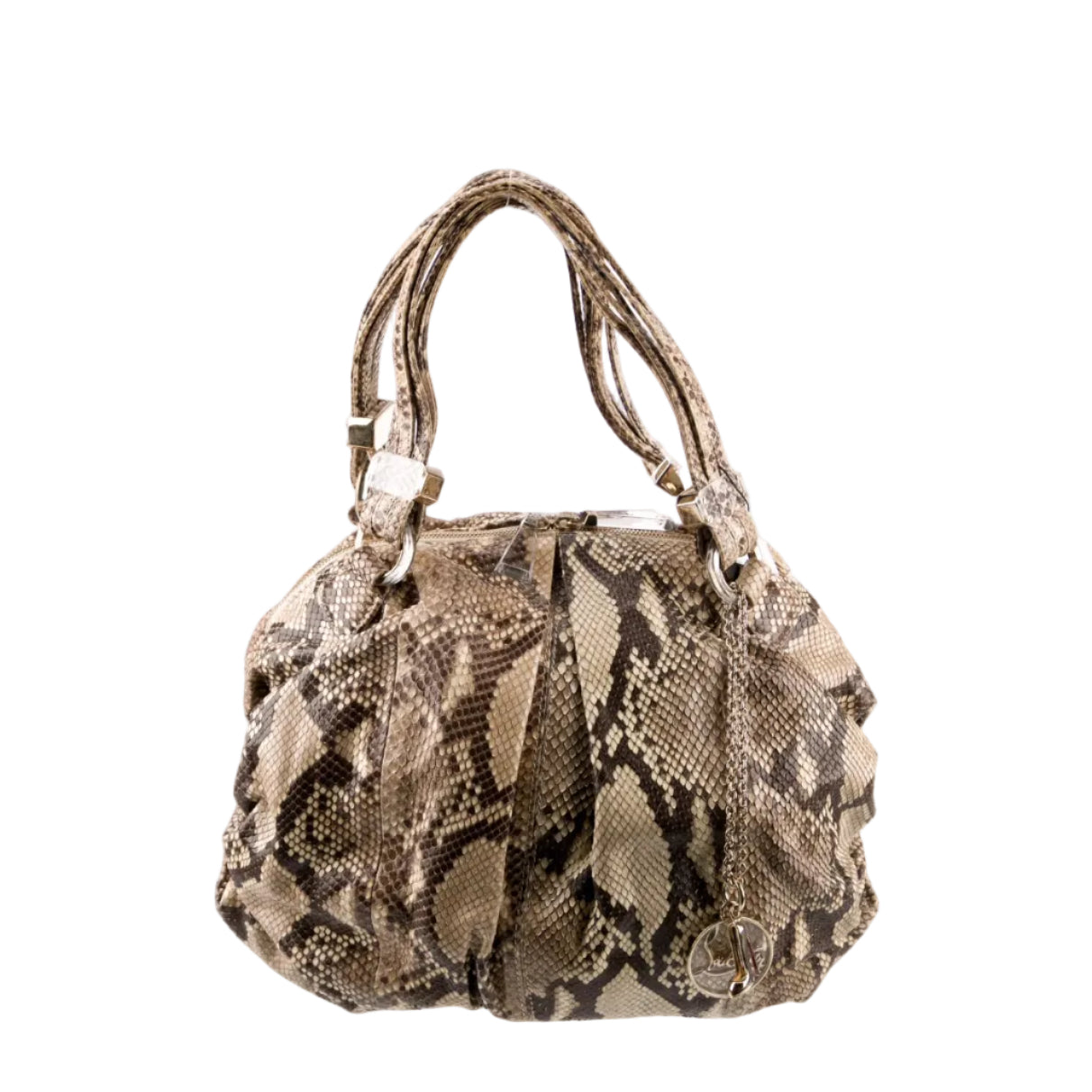 Bolsa Louboutin Couro Cobra