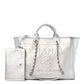 Bolsa Chanel Deauville Metalic Prata