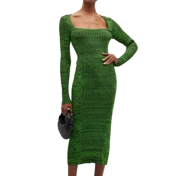 Vestido Ganni Verde e Preto Tam M BR