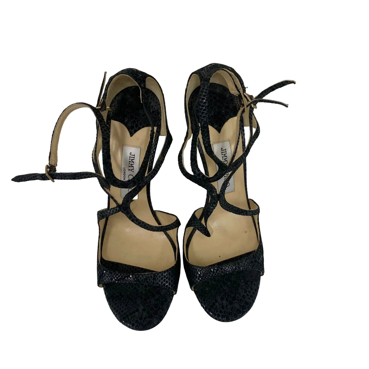 Sandália Jimmy Choo Preta Tam 37.5 BR