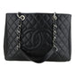 Bolsa Chanel Caviar Grand Shopping Preta