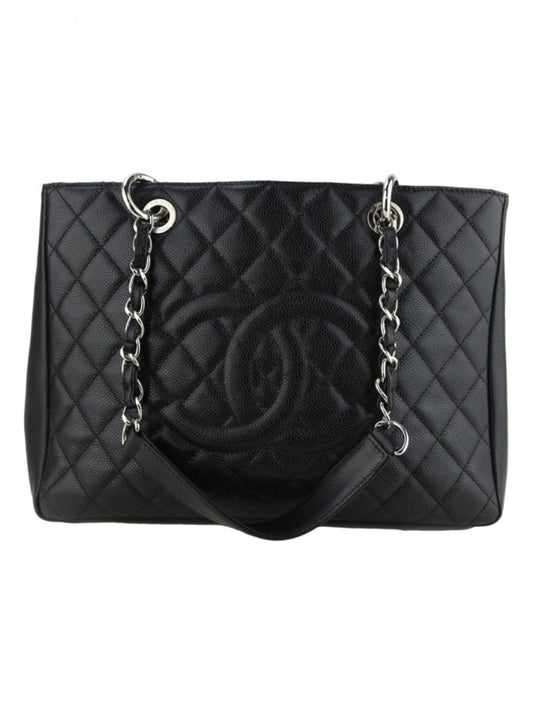 Bolsa Chanel Caviar Grand Shopping Preta