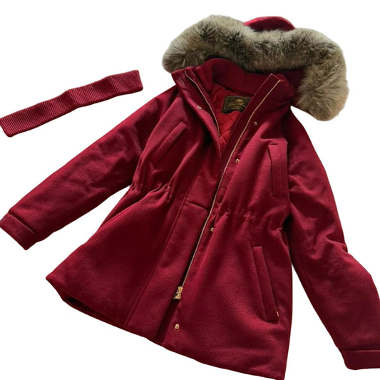 Casaco Loro Piana Burgundy Vinho Tamanho P/M BR