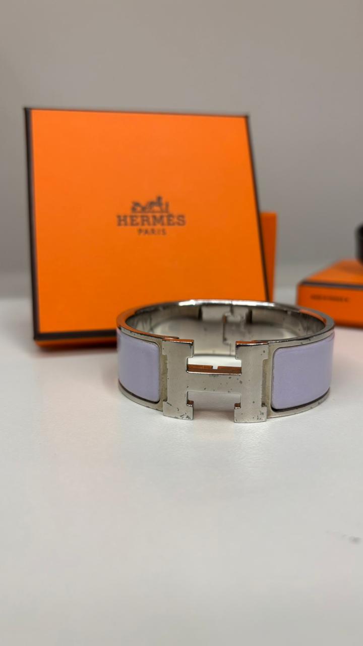 Pulseira Hermès Lilás Size M