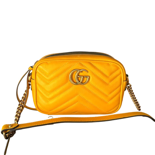 Bolsa Gucci Marmont Mini Amarela