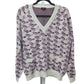 Cardigan Chanel Cotton Roxo Tam 40 BR