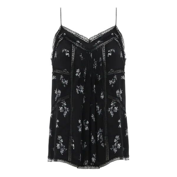 Blusa Zimmermann Regata Preta Bordada Tam 36 Br