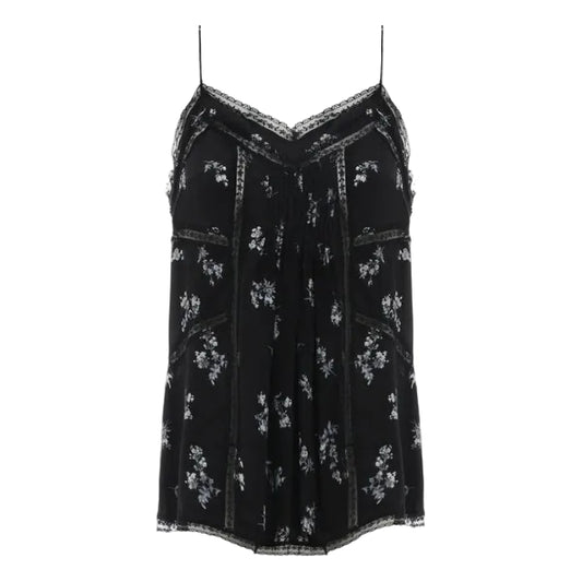 Blusa Zimmermann Regata Preta Bordada Tam 36 Br