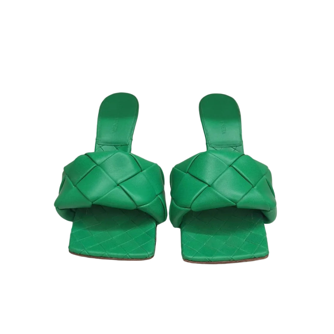 Mule Bottega Veneta Lido Verde Tam 36,5 Br