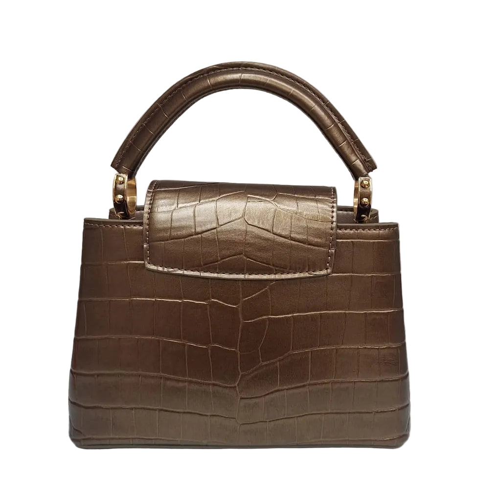 Bolsa Louis Vuitton Capucines Mini Bege