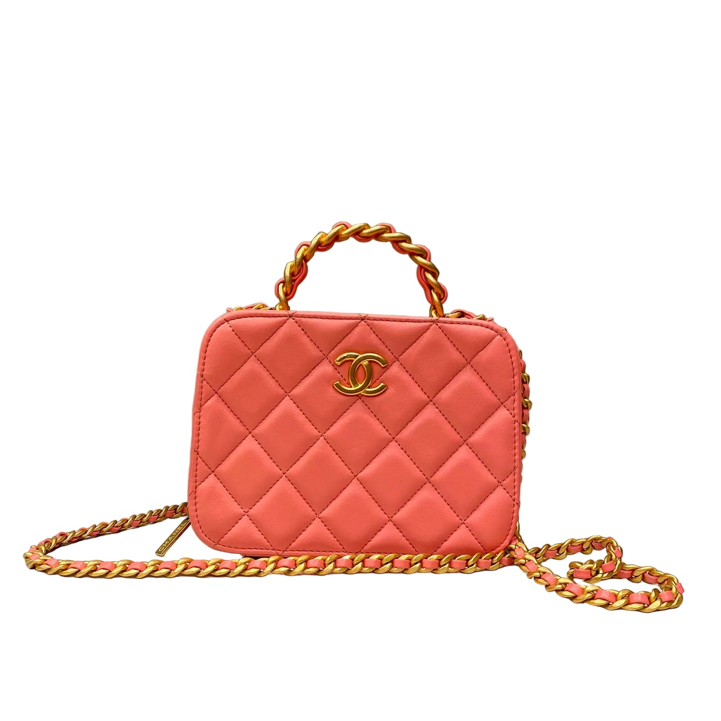Chanel Quiteld Lambskin Rosa