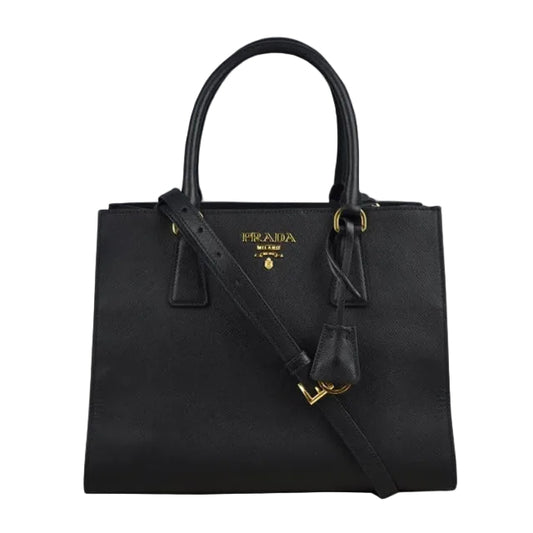 Bolsa Prada Saffiano Preta Tote