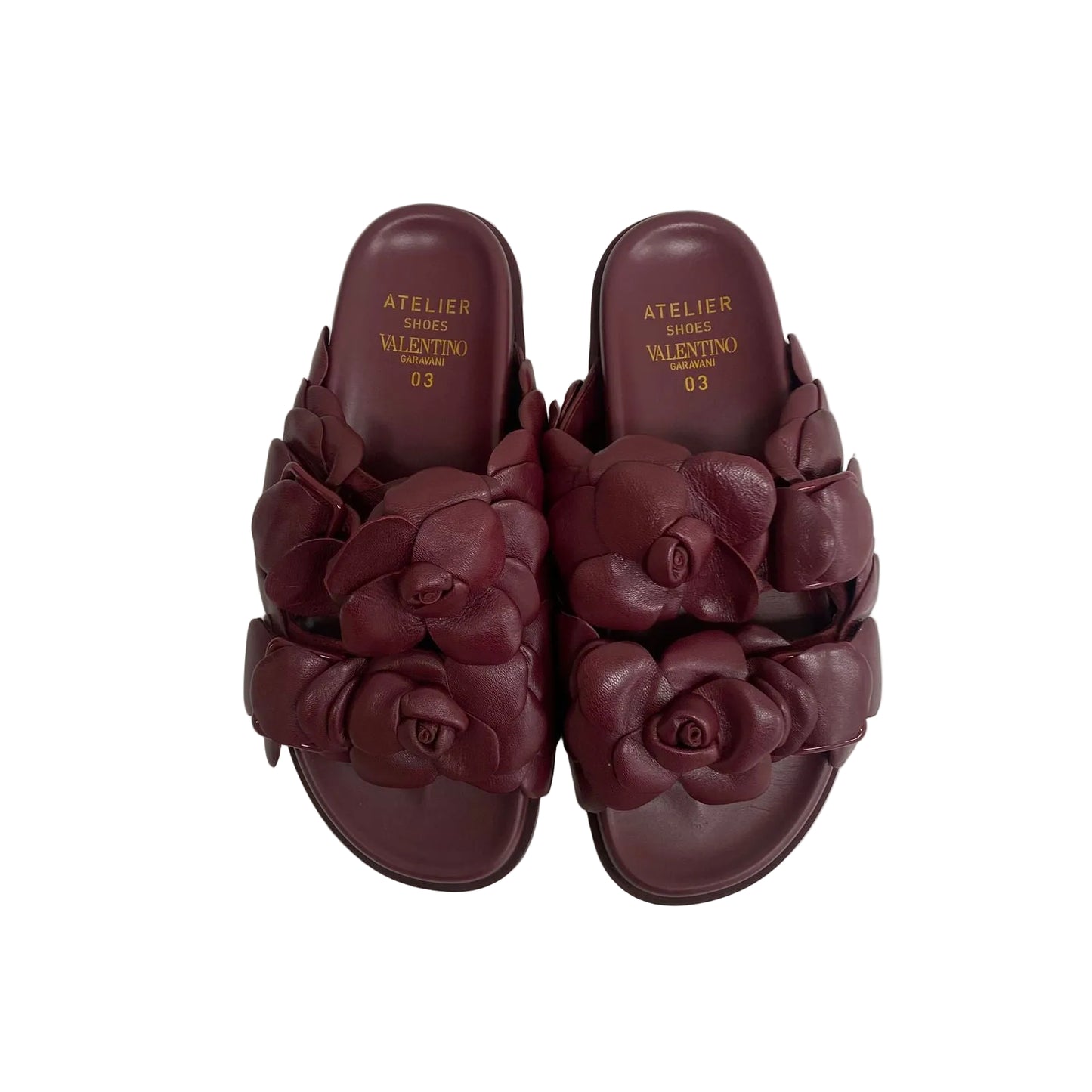 Sandália Valentino Garavani Atelier Bordo Tam 36 Br