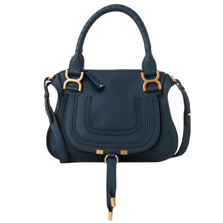 Bolsa Chloé Marcie Azul Pequena