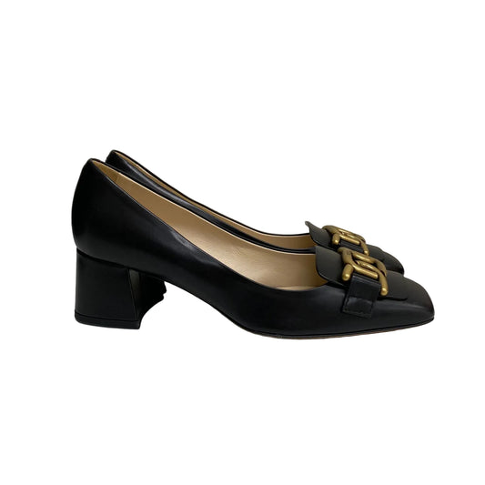 Sapato Tod's Couro Preto Tam 36,5 Br