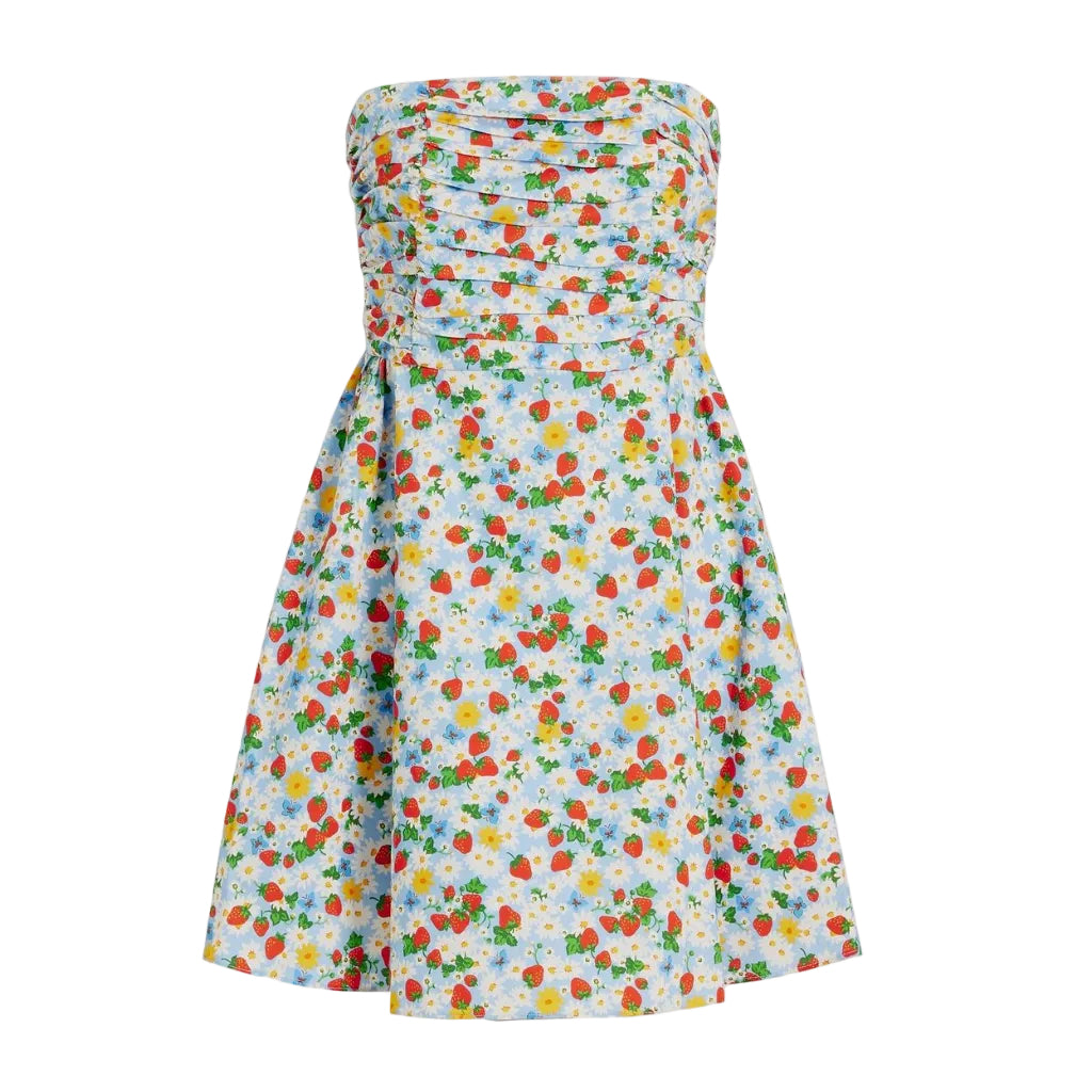 Vestido HVN Tomara Que Caia Morangos Tam 36 Br