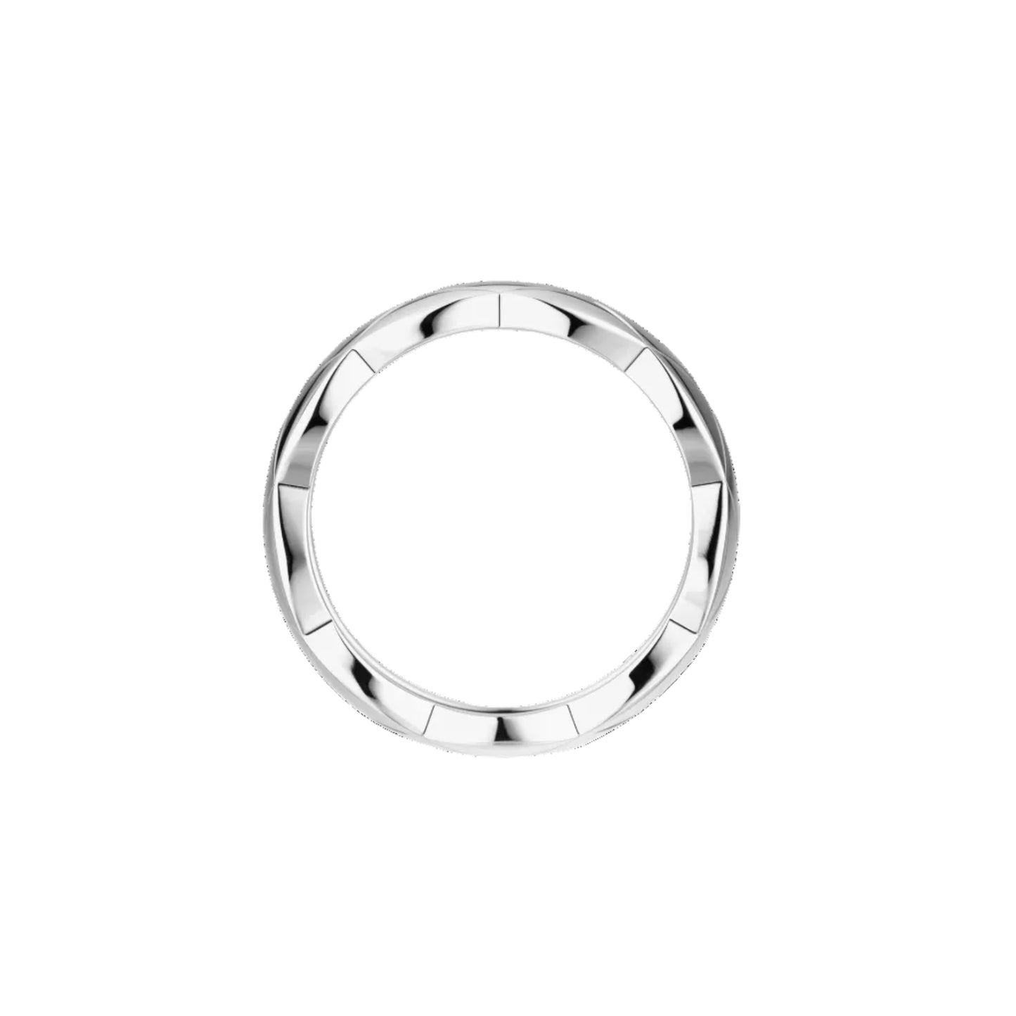 Aliança Chanel Coco Crush Ouro Branco