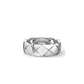 Aliança Chanel Coco Crush Ouro Branco