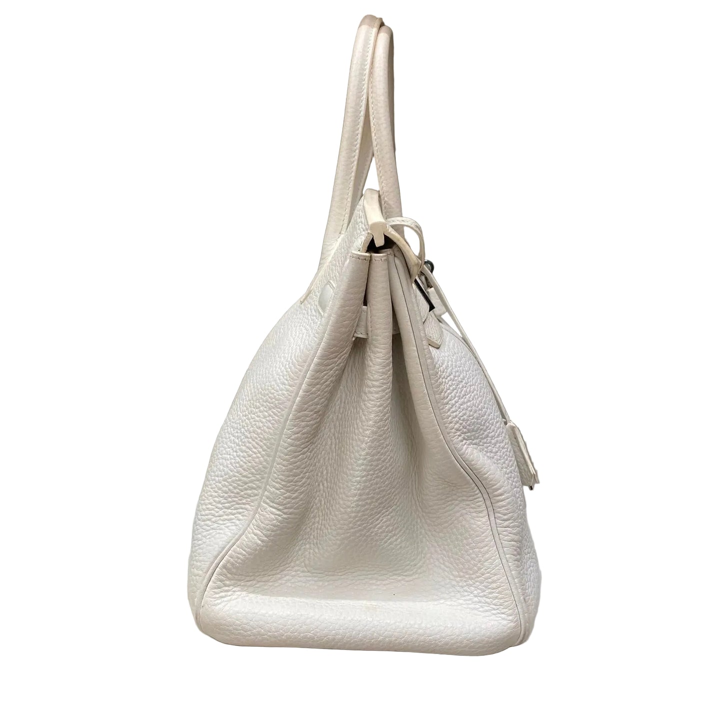 Bolsa Hermes Birkin Branca Ferragem Palladium 35