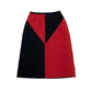 Saia Gucci Bicolor Vermelho/Preto Tam 40 Br