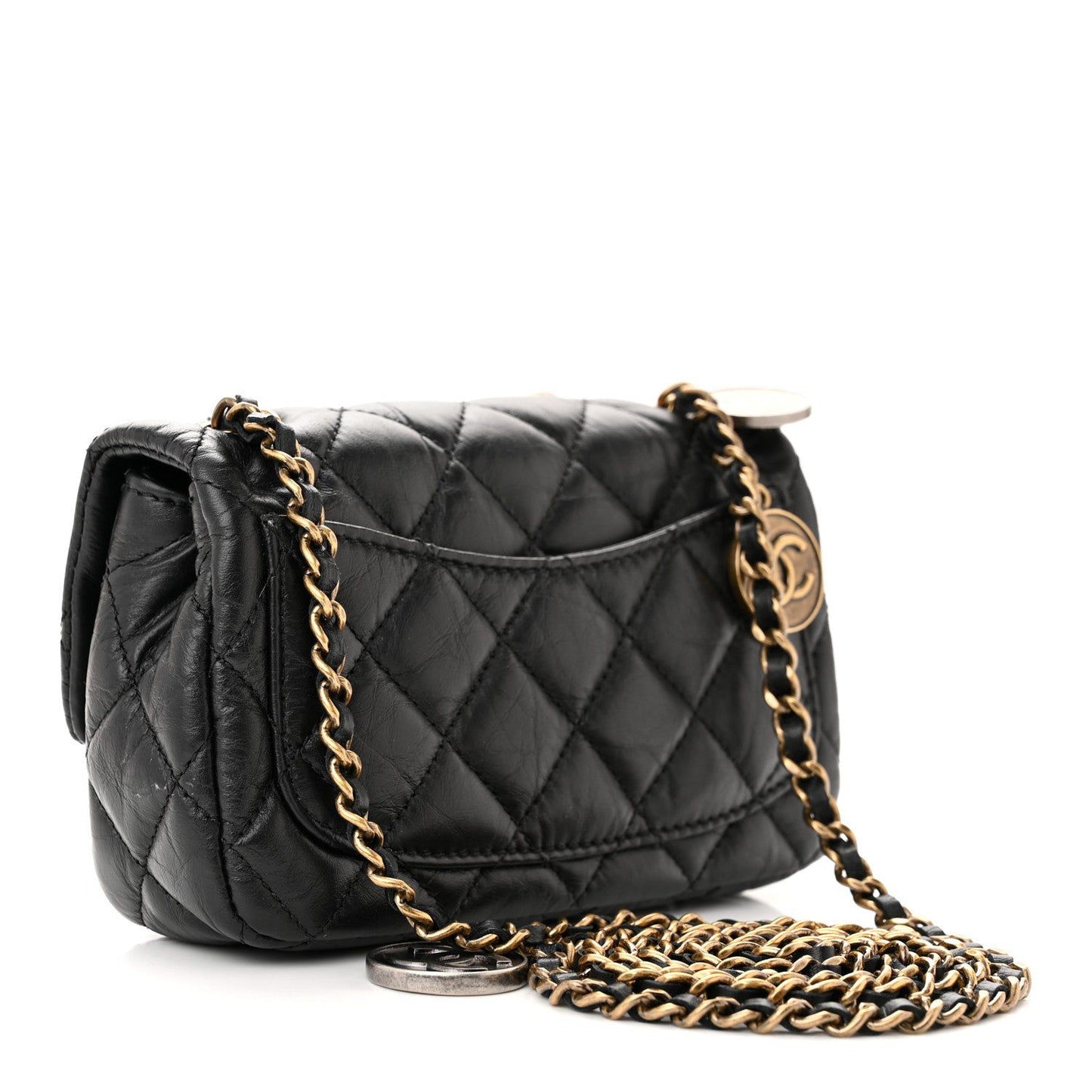 Bolsa Chanel Coin Medallion Preta