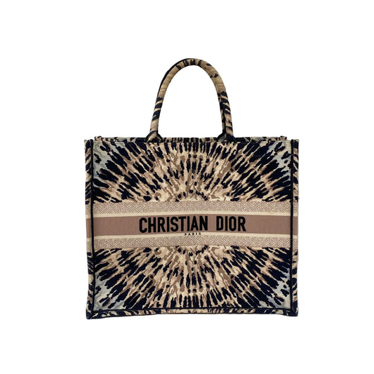 Bolsa Christian Dior Book Tote Tie Dye Grande