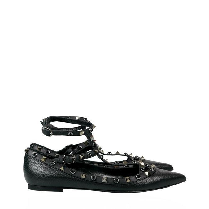 Sapatilha Valentino Rockstud Preto Tam 37 Br