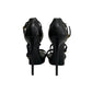 Sandalia Saint Laurent Preta E Dourada Tam 36 Br