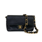 Bolsa Chanel Preta Ferragem Dourada