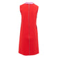 Vestido Gucci Vermelho Laço Rosa Tam 36 BR
