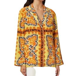 Camisa Valentino Amarela Tam 36 Br