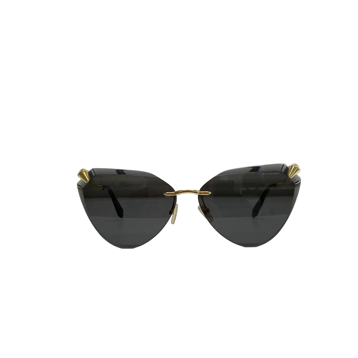 Óculos Bvlgari Serpenti Viper Preto e Dourado