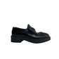 Mocassim Prada Preto Detalhe Logo Tam 37 Br
