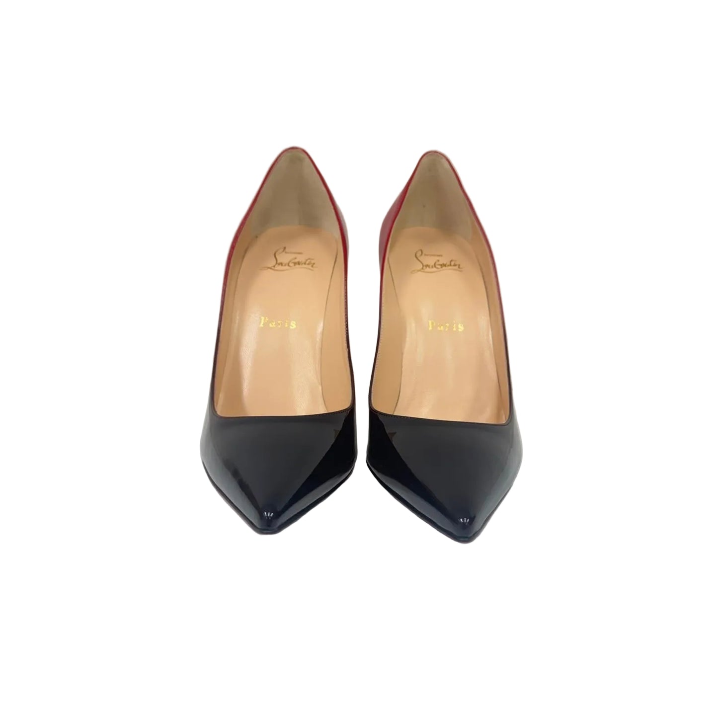Scarpin Christian Louboutin Vermelho/Preto Tam 36,5 BR