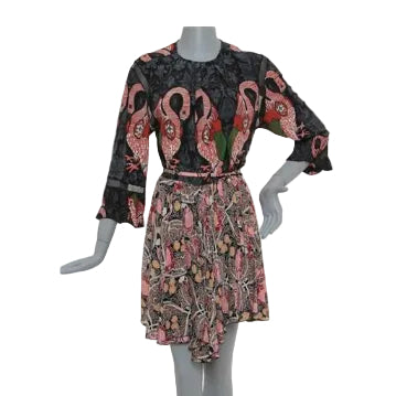 Vestido Louis Vuitton Estampado Tam 38 BR