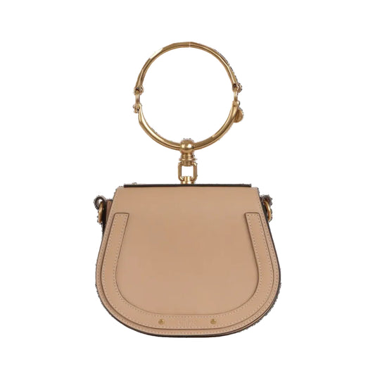 Bolsa Chloé Envernizada Bege Nile
