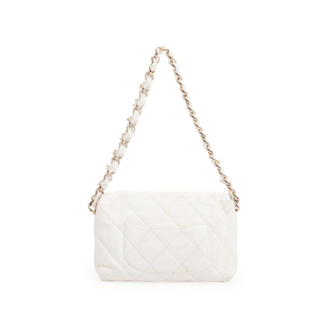 Bolsa Chanel Matelassê Branca