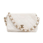 Bolsa Chanel Matelassê Branca
