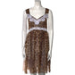 Vestido Dolce&Gabbana Estampa Onça Tam 38 Br