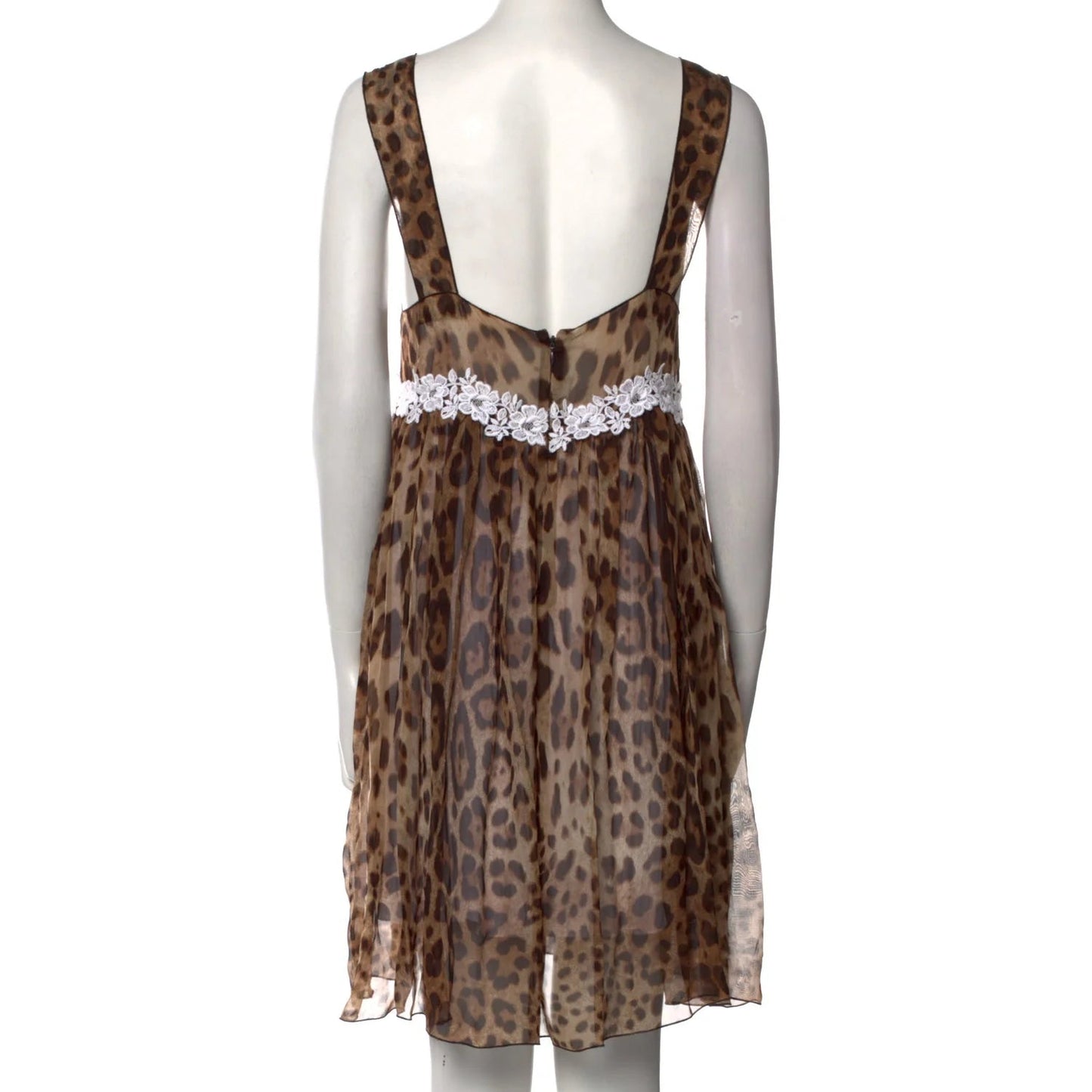 Vestido Dolce&Gabbana Estampa Onça Tam 38 Br