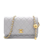 Bolsa Chanel Pearl Crush On Chain Cinza