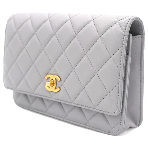 Bolsa Chanel Pearl Crush On Chain Cinza