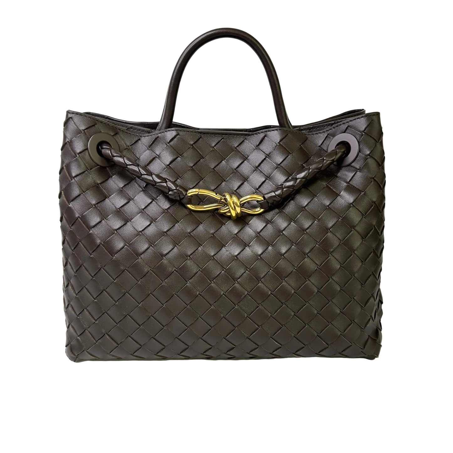 Bolsa Bottega Veneta Andiamo Marrom Escuro