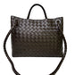 Bolsa Bottega Veneta Andiamo Marrom Escuro