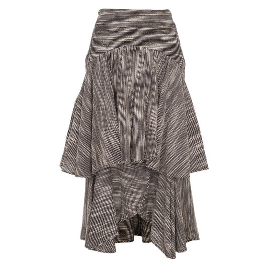 Saia Paula Raia Preta e Branco Tam. 36 Br