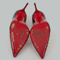 ⁠Scarpin Louboutin com Spike Tam. 38 Br